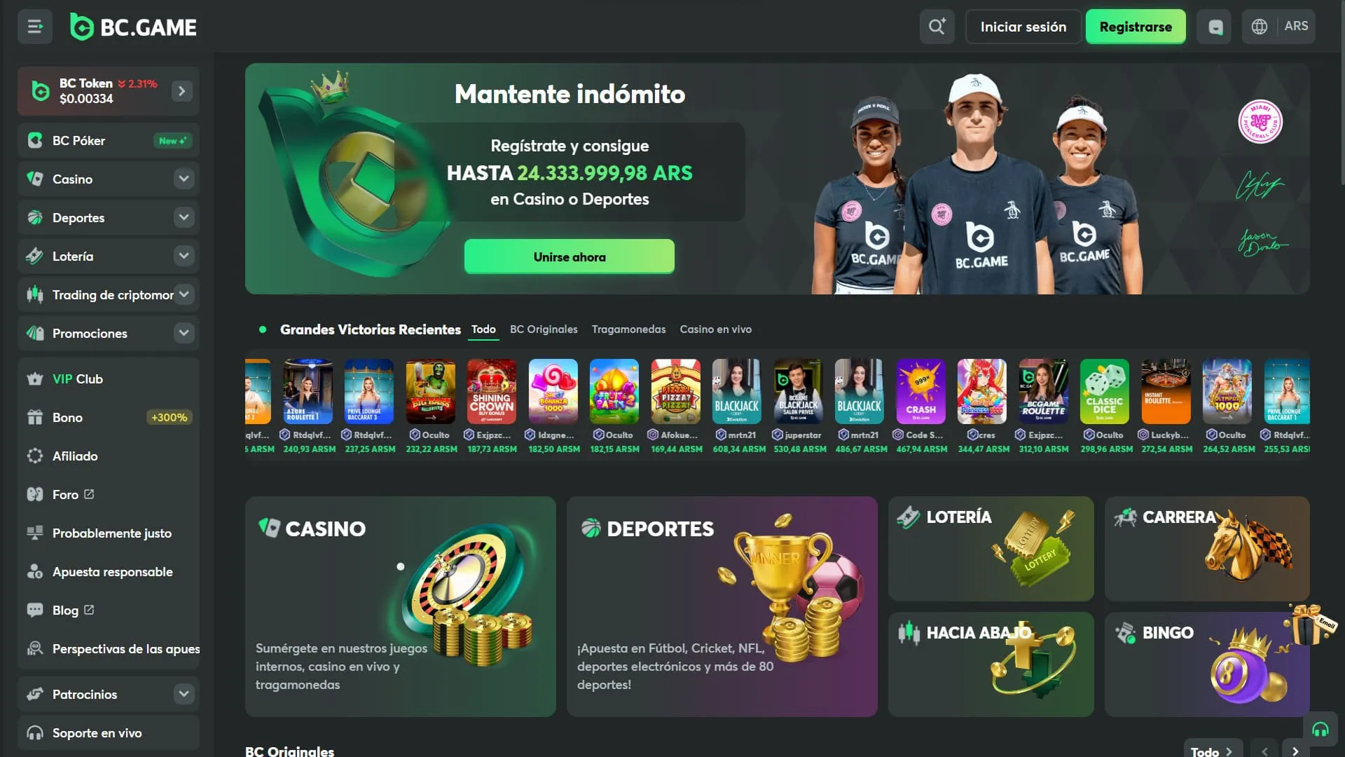 Casino BC.Game Solana